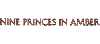 Nine Princes in Amber logo for Commodore 64